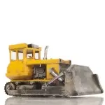 AR002 Metal Handmade Bulldozer Model 